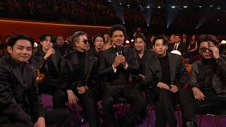 TREVOR NOAH Jokes With BTS At The 2022 GRAMMYs [upl. by Reo]