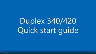 Duplex 340 420 introduction [upl. by Nomyad18]