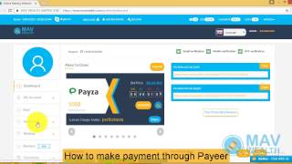 How to make payment through Payeer  Mavwealth [upl. by Otrebmuh]