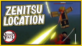 ZENITSU BOSS LOCATION DEMONFALL  Demonfall Roblox Zenitsu Boss Spawn Location [upl. by Rae]