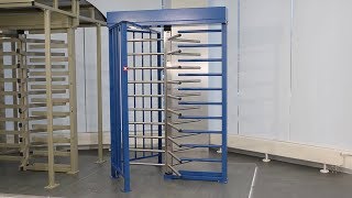 RTD16 Full height turnstile assembly [upl. by Oidacra]