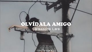 olvídala amigo — carmencita lara — letra [upl. by Annol]