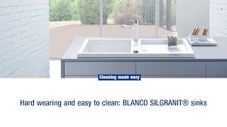 Cleaning made easy with BLANCO SILGRANIT® kitchen sinks [upl. by O'Kelly]