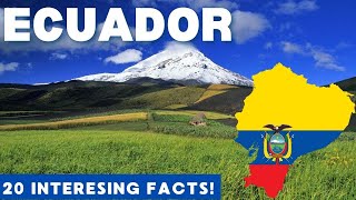 ECUADOR 20 Facts in 3 MINUTES [upl. by Josey113]