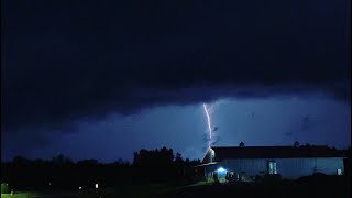 Violent Thunderstorm River Falls WI  Tornado Sirens  Constant Lightning  Mesocyclone  72821 [upl. by Nial429]