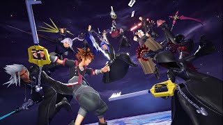 Kingdom Hearts 3  Remind  All Data Boss Fights With Style [upl. by Darcey908]