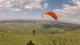 stage initiation parapente flying puy de dôme [upl. by Ruhtracam]