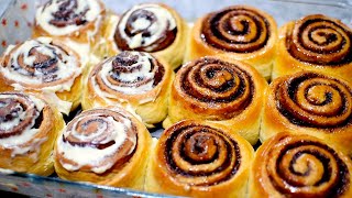 ROLES de CANELA muy ESPONJOSOS Elaboración a manoCINNAMON ROLLS Dulce Hogar Recetas [upl. by Fuller]