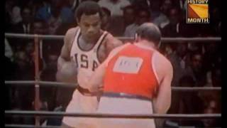 George Foreman vs Ionas Chepulis 1968 Gold medal boxing match [upl. by Landri771]