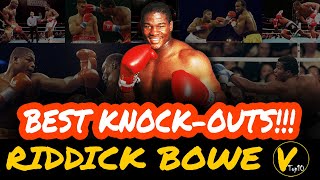 10 Riddick Bowe Greatest Knockouts [upl. by Steddman962]