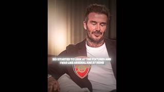 David Beckham MY SON SUPPORTS ARSENAL Part 1 beckham football [upl. by Romola306]