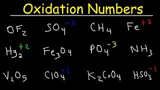 How To Calculate Oxidation Numbers  Basic Introduction [upl. by Eillib617]