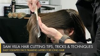 The Secret to Long Hair Transformation Perfect Face Framing Layers [upl. by Akieluz918]