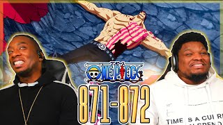 Katakuri Goes Down OP  Episode 871 872  Reaction [upl. by Asylem844]