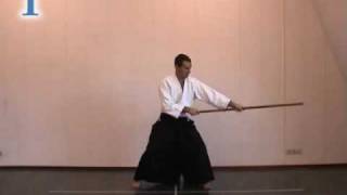 Aikido instruction 13 jo kata [upl. by Audres449]