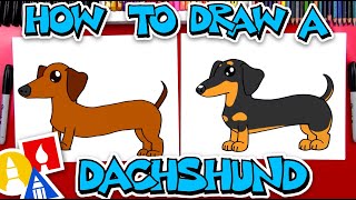 How To Draw A Dachshund [upl. by Giorgio]