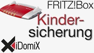 FRITZBox Kindersicherung Filter Webseiten sperren [upl. by Codie]