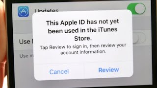 How To FIX This Apple ID Hasnt Been Used In The iTunes Store 2021 [upl. by Odlanor]