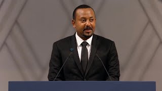 Nobel Lecture Abiy Ahmed Ali Nobel Peace Prize 2019 [upl. by Vin634]