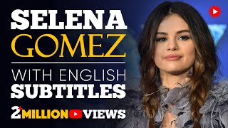 ENGLISH SPEECH  SELENA GOMEZ Trust Yourself English Subtitles [upl. by Aliwt]