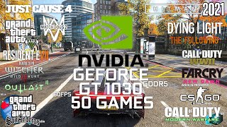 GeForce GT 1030 in 2021  Test in 50 Games [upl. by Wane444]