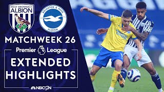 West Brom v Brighton  PREMIER LEAGUE HIGHLIGHTS  2272021  NBC Sports [upl. by Cirad466]