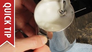 How to AutoFroth Milk for Lattes [upl. by Bradney]