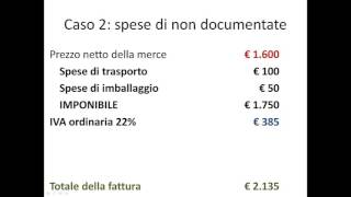 Determinazione dellimponibile e dellIVA [upl. by Annabal]