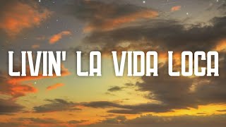 Ricky Martin  Livin La Vida Loca Lyrics [upl. by Tosch]