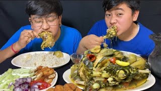 WHOLE CHICKEN KANGSOI MUKBANG Manipuri Cooking  Meitei Mukbang [upl. by Valery]