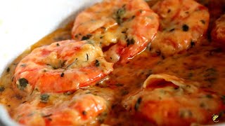 Garlic Butter Shrimp  Crevette au beurre dail  Easy Recipe  ZestyMu Style [upl. by Alram792]