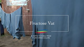 Natural Indigo Dyeing Fructose Vat How To Video [upl. by Sidnarb]