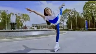 Kamila Valieva on roller skates [upl. by Reedy]