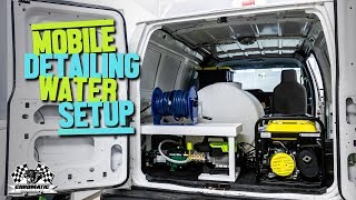 Our Mobile Auto Detailing Water Tank Setup [upl. by Oniluap]