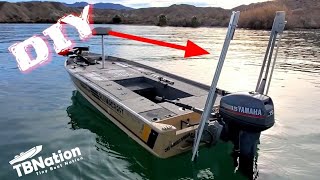 DIY Power Poles  Anchors for Tiny Boats  Shallow Water Anchors  Alumacraft [upl. by Emoreg]