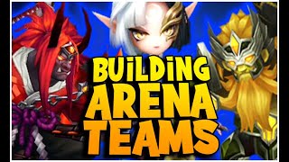 Building Starter Arena Offenses Summoners War [upl. by Zeugirdor]