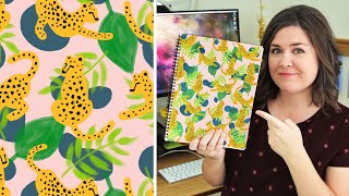 How I Make Seamless Repeat Patterns for Print Products [upl. by Dnomsad]