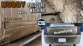 Super Muddy Pressure Washing Compilation Vol 3  Satisfying Car Detailing Power Washing [upl. by Norah149]