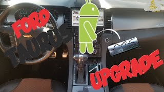 Ford Taurus 10inch Android Radio Install Tutorial 👋👋SYNC [upl. by Einalem855]