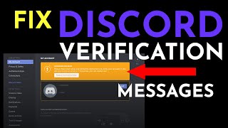 Fix Discord Not Sending Messages  Discord Email Verification [upl. by Drona527]