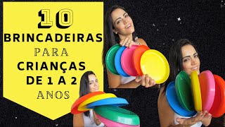 10 Brincadeiras para CRIANÃ‡AS de 1 a 2 anos em casa SEM GASTAR DINHEIRO [upl. by Eussoj]