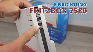 Fritzbox 7580 einrichten  WLANRouter Anleitung  so gehts [upl. by Eilahs183]