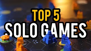 Top 5 SOLO Board Games of 2022 [upl. by Newman839]