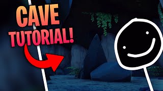 How to make CAVES in Fortnite Creative [upl. by Nnayllas]