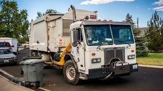 Garbage Trucks On Route In Action II [upl. by Stefan]