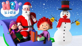 Jingle Bells ☃️ Christmas Carols for Kids 🎄 HeyKids [upl. by Onaicilef771]