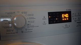 How to Fix E40 Error Electrolux Washingmachine E40 Error [upl. by Lesya]