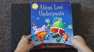 Aliens Love Underpants  Read Aloud Story British Accent Bedtime [upl. by Mahgirb]