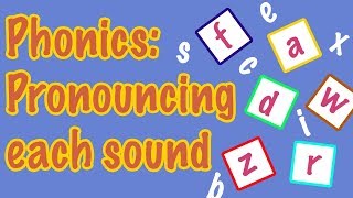 English Letter Pronunciation  Phonics [upl. by Drews]