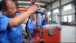 How to install the pneumatic hammer air hammer Anyang [upl. by Cline]